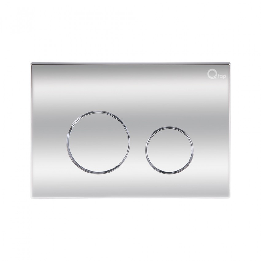 Клавіша змиву Nest 150x220x13 мм, Chrome, кругла QT0111M11112CRM Qtap QTAP