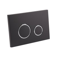 Комплект: Qtap Nest ST Інсталяція для унітазу 4 в 1 (Клавіша змиву 150x220x13 мм, Matt Black, кругла) QTAP фото 4