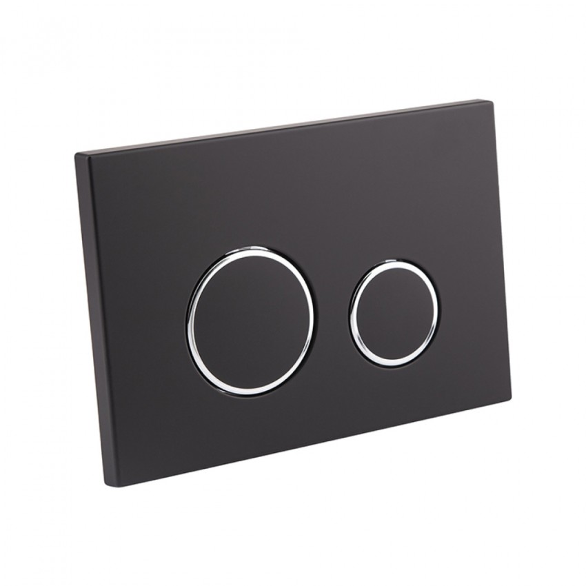 Комплект: Qtap Nest ST Інсталяція для унітазу 4 в 1 (Клавіша змиву 150x220x13 мм, Matt Black, кругла) QTAP фото 4