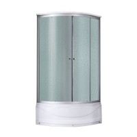 Гідробокс Tani SBM90x90.SAT.HIGH.FR, високий, скло Frost 4 мм + стінки WHI Lidz