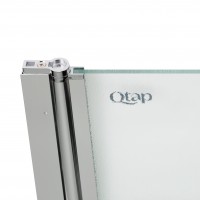 Шторка для ванни Standard CRM407513APL, 75x140 см, скло 6 мм Pear, розпашна, ліва Qtap QTAP фото 3