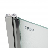 Шторка для ванни Standard CRM407513APL, 75x140 см, скло 6 мм Pear, розпашна, ліва Qtap QTAP фото 4