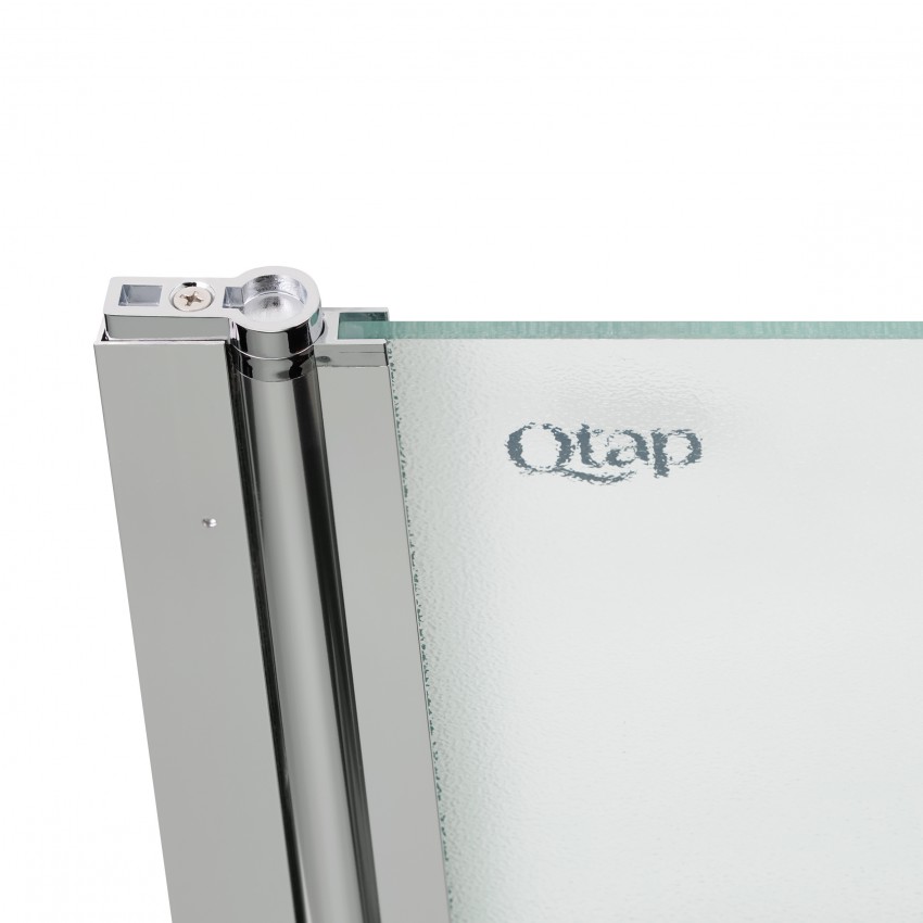 Шторка для ванни Standard CRM407513APL, 75x140 см, скло 6 мм Pear, розпашна, ліва Qtap QTAP фото 3