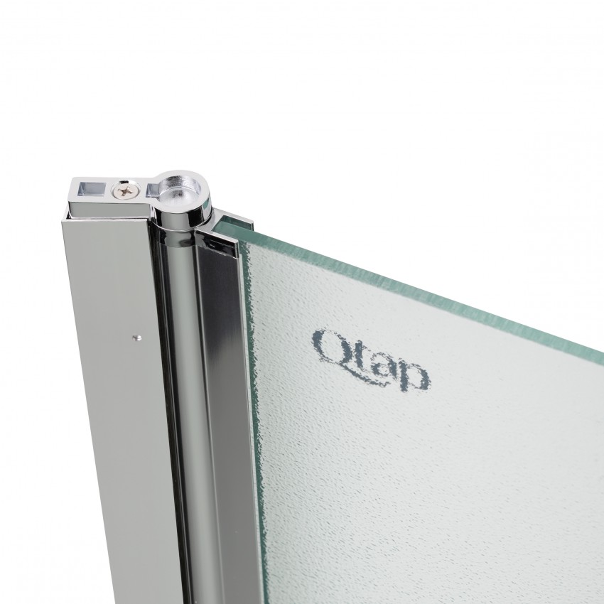 Шторка для ванни Standard CRM407513APL, 75x140 см, скло 6 мм Pear, розпашна, ліва Qtap QTAP фото 4