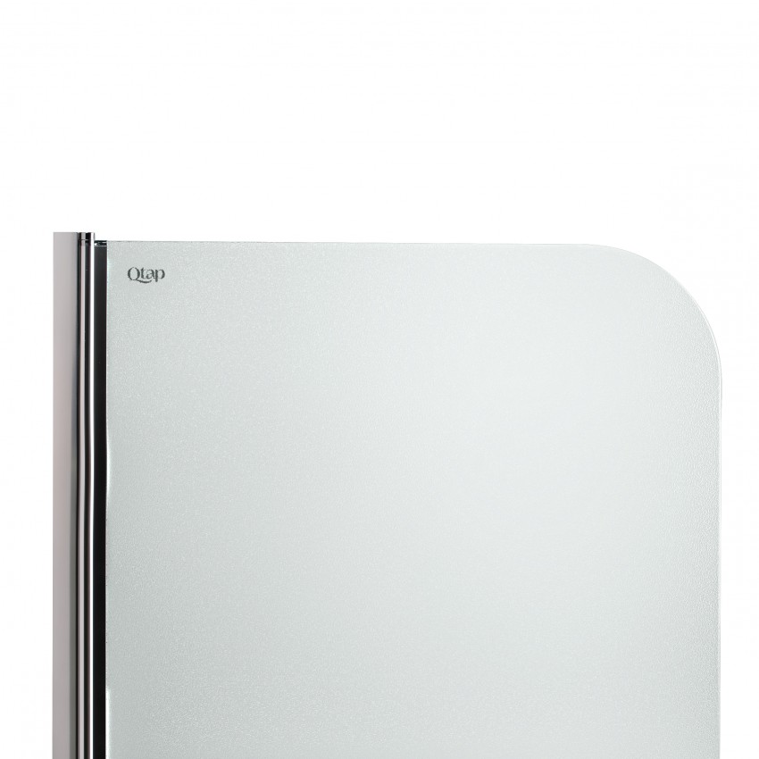 Шторка для ванни Standard CRM407513APL, 75x140 см, скло 6 мм Pear, розпашна, ліва Qtap QTAP фото 2