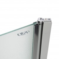 Шторка для ванни Standard CRM407513APR, 75x140 см, скло 6 мм Pear, розпашна, права Qtap QTAP фото 4