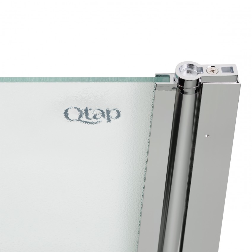 Шторка для ванни Standard CRM407513APR, 75x140 см, скло 6 мм Pear, розпашна, права Qtap QTAP фото 3