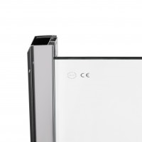 Душова кабіна Taurus CRM1011AC6, 100х100 см, полукругла, скло 6 мм Clear, CalcLess, розсувна, без піддону Qtap QTAP фото 3
