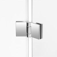 Душова кабіна Capricorn CRM1018RC6, 100x80 см, прямокутна, скло 6 мм Clear, CalcLess, розпашна, без піддону Qtap QTAP фото 4