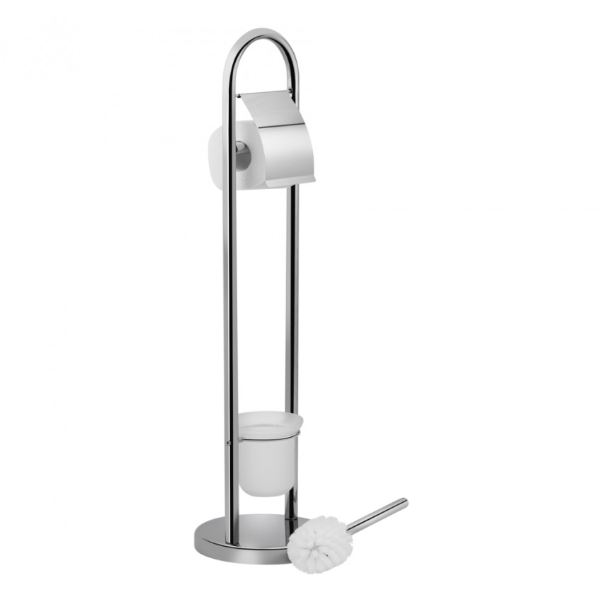 Йоржик підлоговий Oreo 0507, Chrome/White (матове скло) LDORE0507CRM32480 Lidz LIDZ фото 2