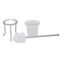 Йоржик підлоговий Oreo 0504, Chrome/White (матове скло) LDORE0504CRM32477 Lidz LIDZ фото 2