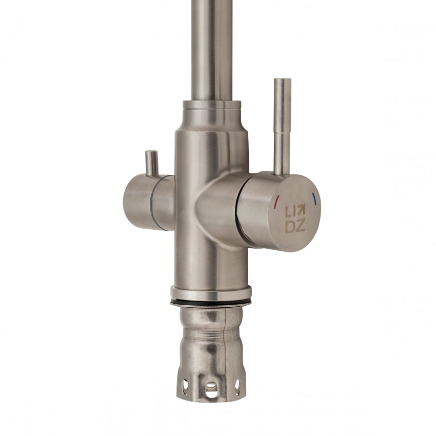 Змішувач для кухні Aria 020F1, Nickel (k35) з підключенням для питної води LDARI020F1NKS34941 Lidz LIDZ фото 2
