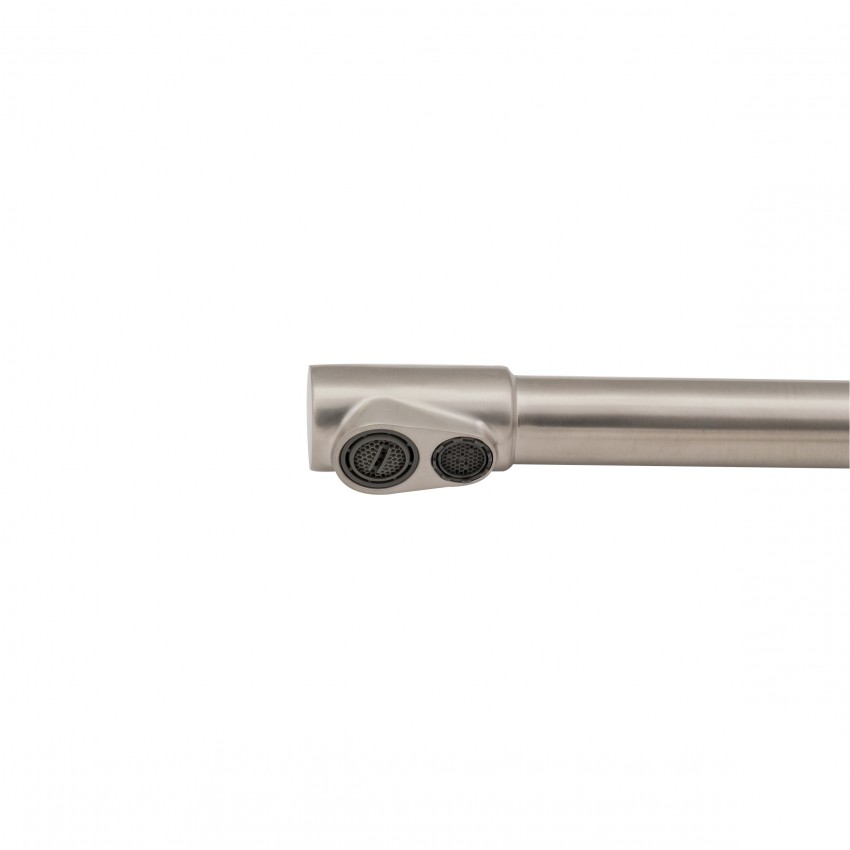 Змішувач для кухні Aria 020F1, Nickel (k35) з підключенням для питної води LDARI020F1NKS34941 Lidz LIDZ фото 4