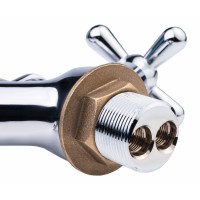 Змішувач для кухні Dominox 271F, Chrome двовентильний LDDOM271FCRM35535 Lidz LIDZ фото 3