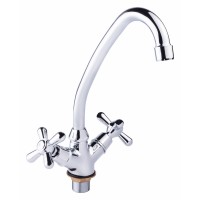 Змішувач для кухні Dominox 271F, Chrome двовентильний LDDOM271FCRM35535 Lidz