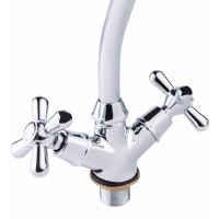Змішувач для кухні Dominox 271F, Chrome двовентильний LDDOM271FCRM35535 Lidz LIDZ фото 2