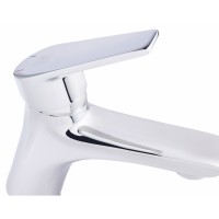 Змішувач для раковини низький Gloria 001F, Chrome (k35) LDGLO001FCRM35116 Lidz LIDZ фото 2