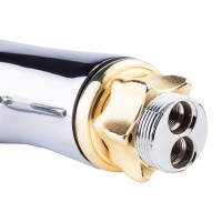 Змішувач для раковини низький Gloria 001F, Chrome (k35) LDGLO001FCRM35116 Lidz LIDZ фото 3