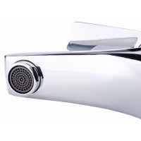 Змішувач для раковини низький Gloria 001F, Chrome (k35) LDGLO001FCRM35116 Lidz LIDZ фото 4