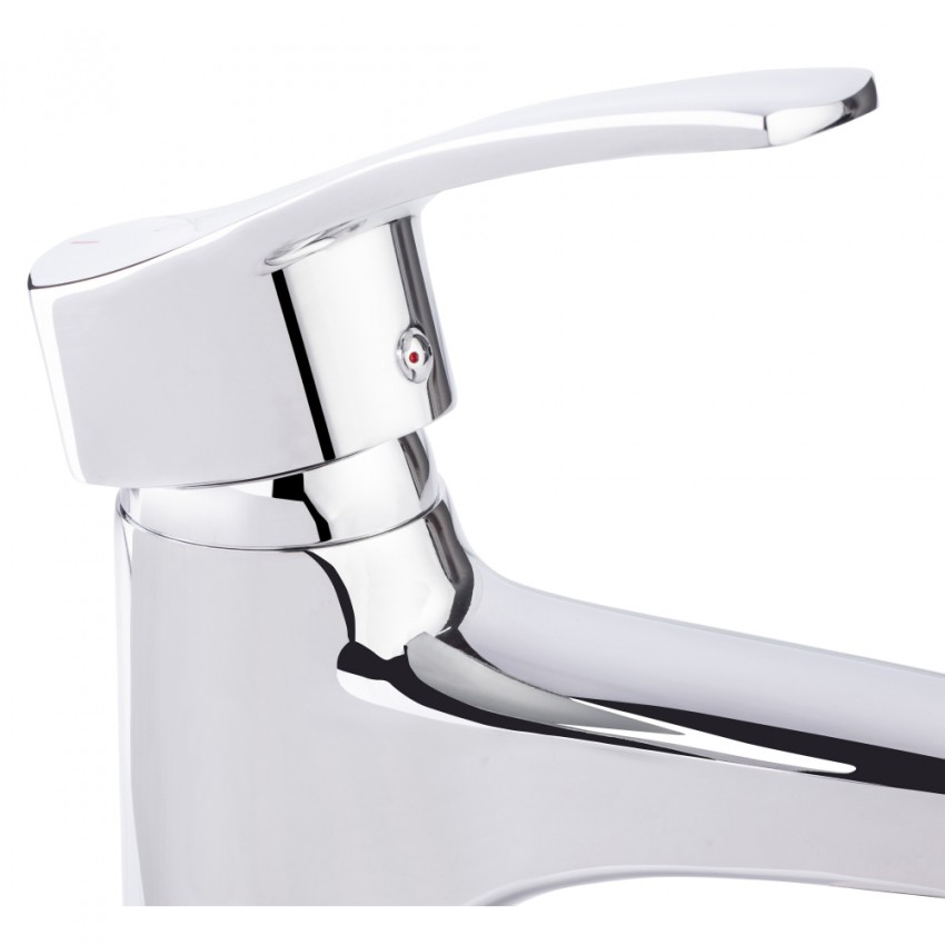 Змішувач для раковини низький Anny 001F, Chrome (k40) LDANN001FCRM35119 Lidz LIDZ фото 4