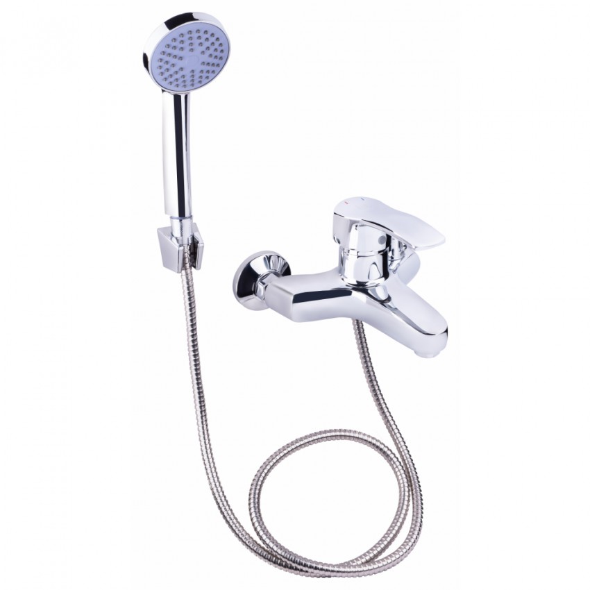 Змішувач для ванни Anny 006, Chrome (k40) з душовим гарнітуром LDANN006CRM35121 Lidz LIDZ