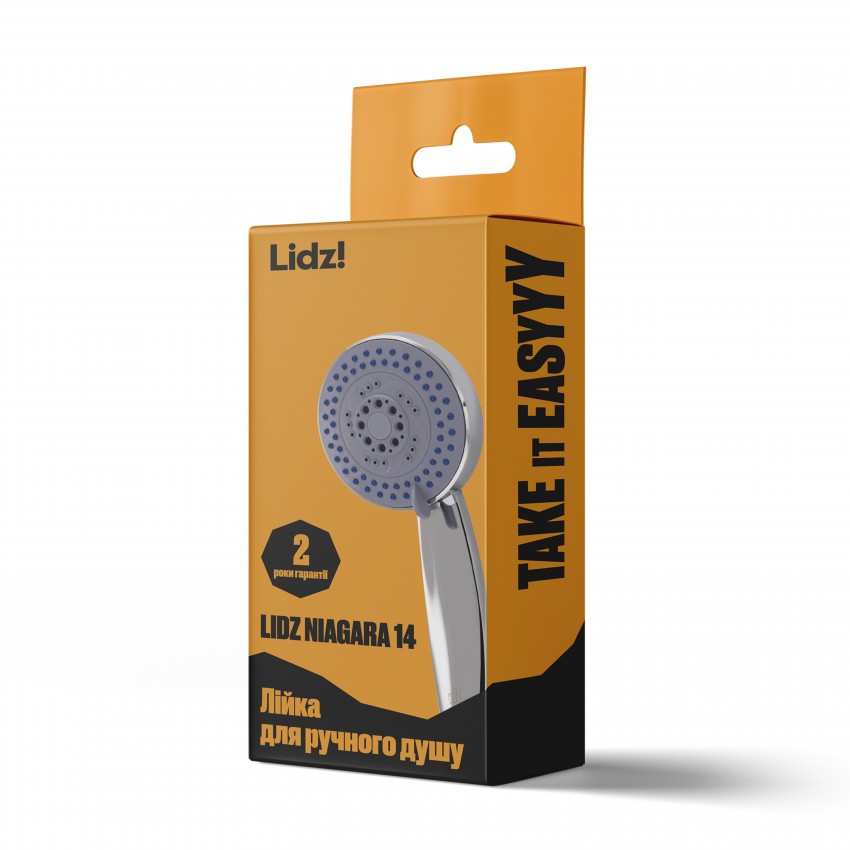 Лійка для ручного душу Niagara 14, d95 мм, Chrome округла LDNIA14CRM35465 Lidz LIDZ фото 4