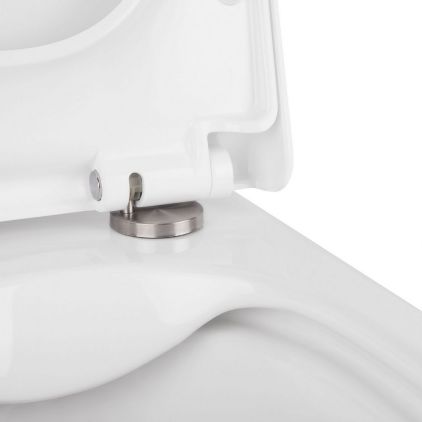 Готове рішення Qtap для ванної кімнати: підвісний унітаз Tern Rimless + комплект інсталяції Nest 4 в 1 (кругла клавіша Satin) QTAP фото 4