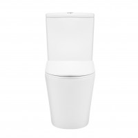 Унітаз підлоговий Scorpio Rimless 680×360×840 мм, White, з сидінням Slim Duroplast/ Soft-close/ Quick Release QT14226002W Qtap QTAP фото 3