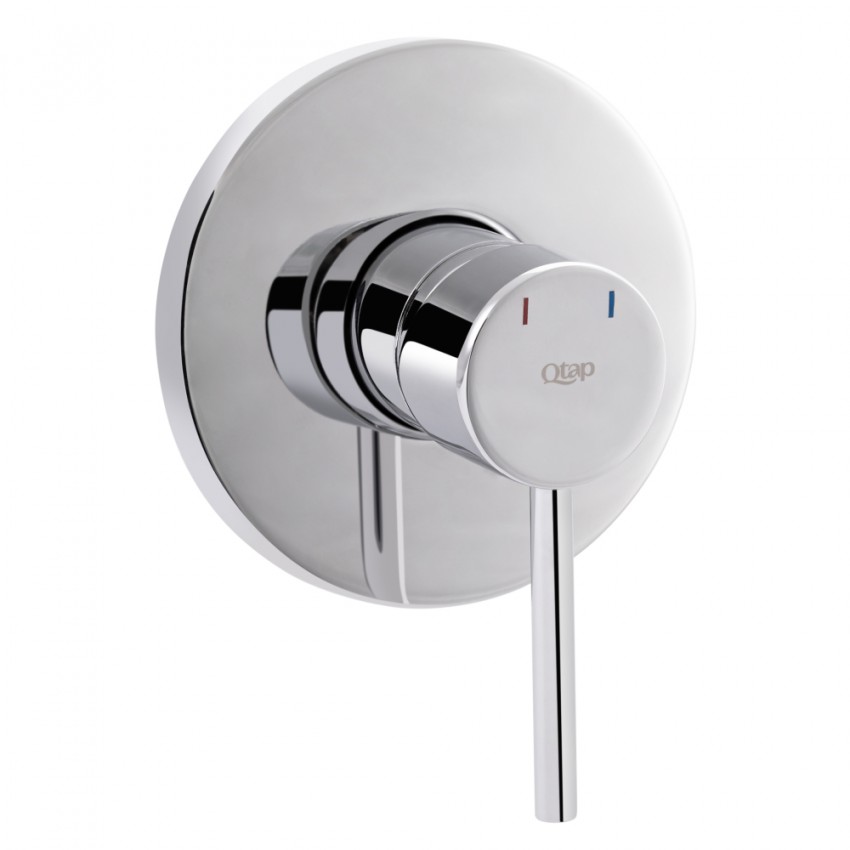Змішувач для душу Spring, Chrome (k35) прихованого монтажу QTSPRCRM 0101 Qtap QTAP