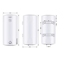 Водонагрівач електричний 50 л SLIM вертикальний, мокрий ТЕН 1,5 кВт D50V15Q1 Thermo Alliance Thermo Alliance фото 1