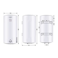 Водонагрівач електричний 80 л SLIM вертикальний, мокрий ТЕН 1,5 кВт D80V15Q2 Thermo Alliance Thermo Alliance фото 1
