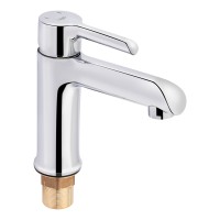 Змішувач для раковини низький Grand, Chrome (k35) QTGRACRM001F Qtap