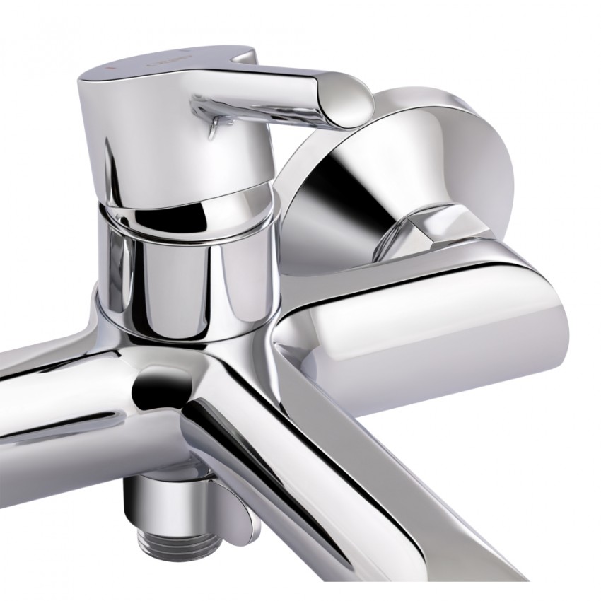 Змішувач для ванни Grand, Chrome (k35) з душовим гарнітуром QTGRACRM006 Qtap QTAP фото 3