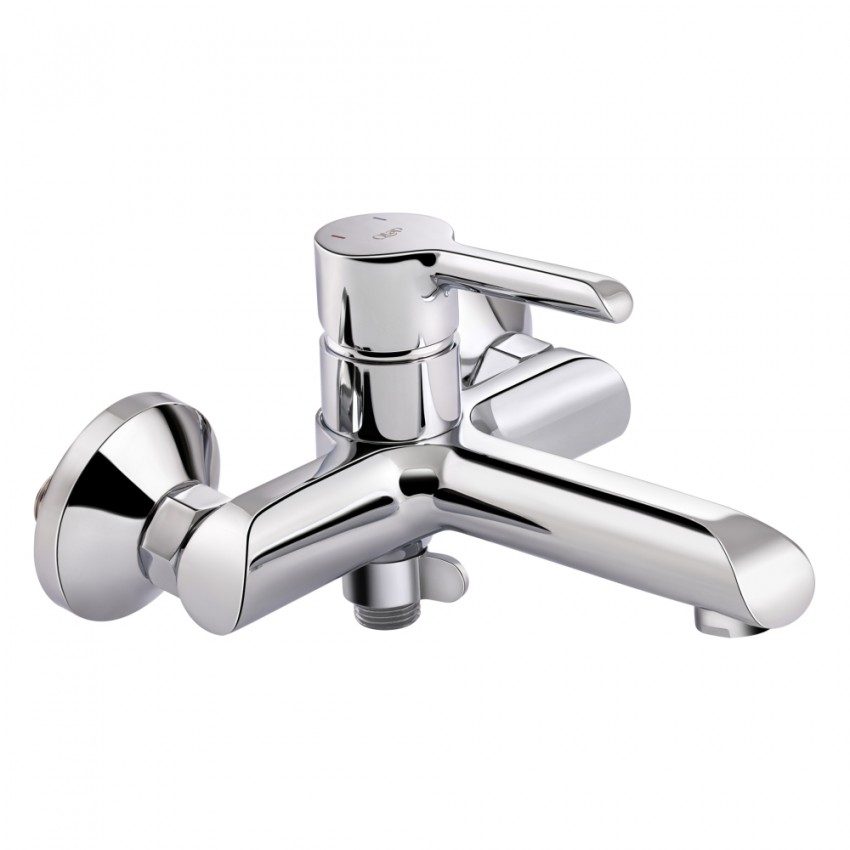 Змішувач для ванни Grand, Chrome (k35) з душовим гарнітуром QTGRACRM006 Qtap QTAP фото 2