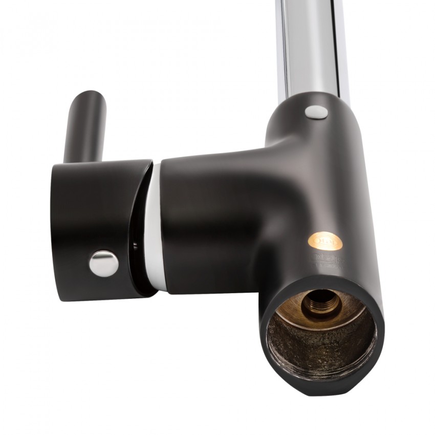 Змішувач для кухні Grand, Chrome/Black (k35) QTGRABCR007F Qtap QTAP фото 2