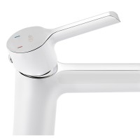 Змішувач для раковини низький Grand, White (k35) QTGRAWCR001F Qtap QTAP фото 3
