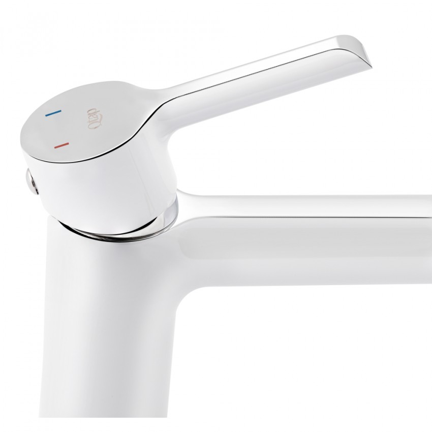 Змішувач для раковини низький Grand, White (k35) QTGRAWCR001F Qtap QTAP фото 3