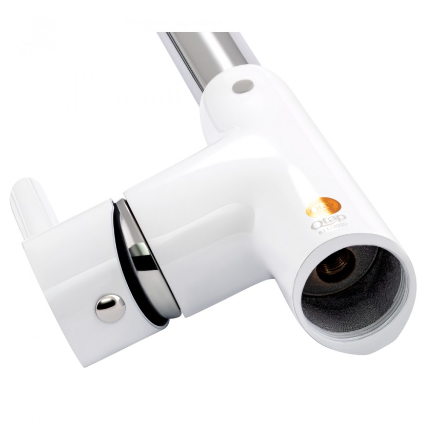 Змішувач для кухні Grand, Chrome/White (k35) QTGRAWCR007F Qtap QTAP фото 2