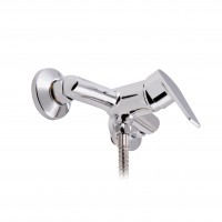 Змішувач для душу Gloria 010, Chrome (k35) із душовим гарнітуром LDGLO010CRM35101 Lidz LIDZ фото 2