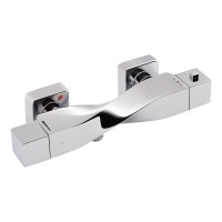 Змішувач для душу Zkrouceny, Chrome термостатичний QTZKR40T105C Chrome Qtap