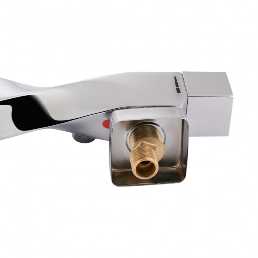 Змішувач для душу Zkrouceny, Chrome термостатичний QTZKR40T105C Chrome Qtap QTAP фото 3