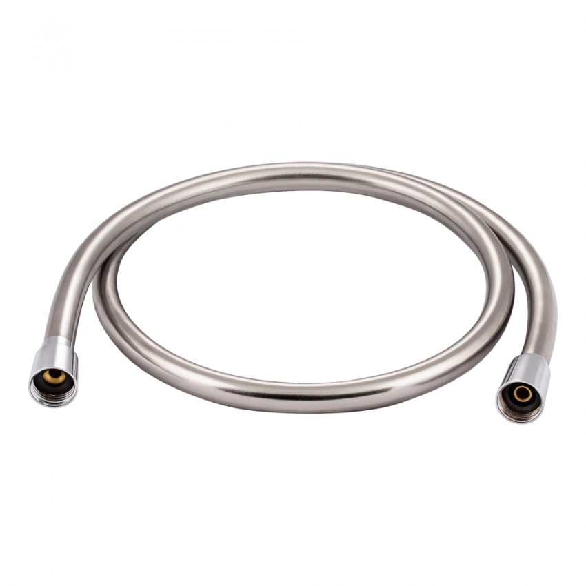 Шланг для ручного душу Hadice, 1200 мм, Chrome QTHADPVC120C Qtap QTAP