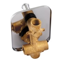 Змішувач для душу Stenava, Chrome (k35) прихованого монтажу на два споживачі QTST6245102DC Qtap QTAP фото 3
