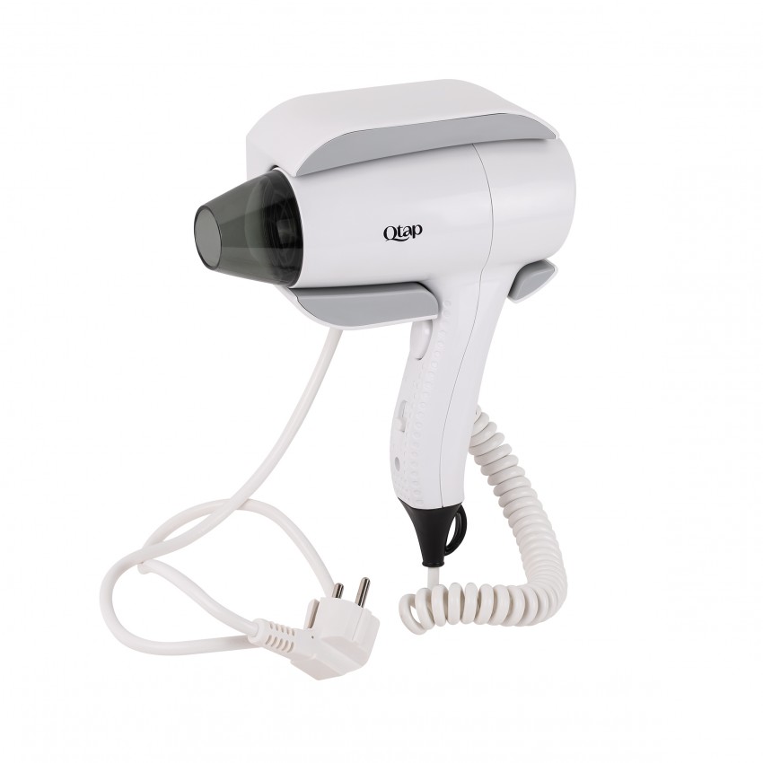 Фен із тримачем Pohodli, 1200 Вт, White QTF1200ROP Qtap QTAP