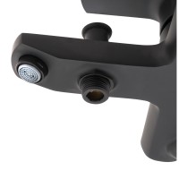 Змішувач для ванни Lipno, Matt Black (k35) QTNH3023101DCB Qtap QTAP фото 3