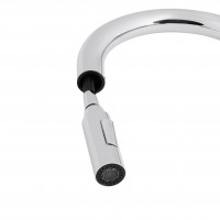 Змішувач для кухні Lenicka, Chrome (k35) з висувним виливом QTLEN9138103UC Qtap QTAP фото 4