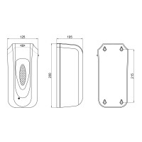 Дезінфектор Pohodli, 6V, White безконтактний DZ600WP Qtap QTAP фото 1