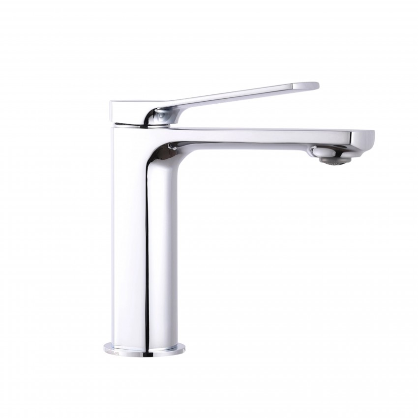 Змішувач для раковини низький Slavonice, Chrome (k35) QTSLV1042103C Qtap QTAP