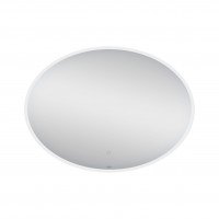 Дзеркало настінне Virgo (VI2) 780х580 мм, овальне, з LED-підсвіткою Touch, димером, рег. яскравості Qtap QTAP фото 2