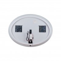 Дзеркало настінне Virgo (VI2) 780х580 мм, овальне, з LED-підсвіткою Touch, димером, рег. яскравості Qtap QTAP фото 4